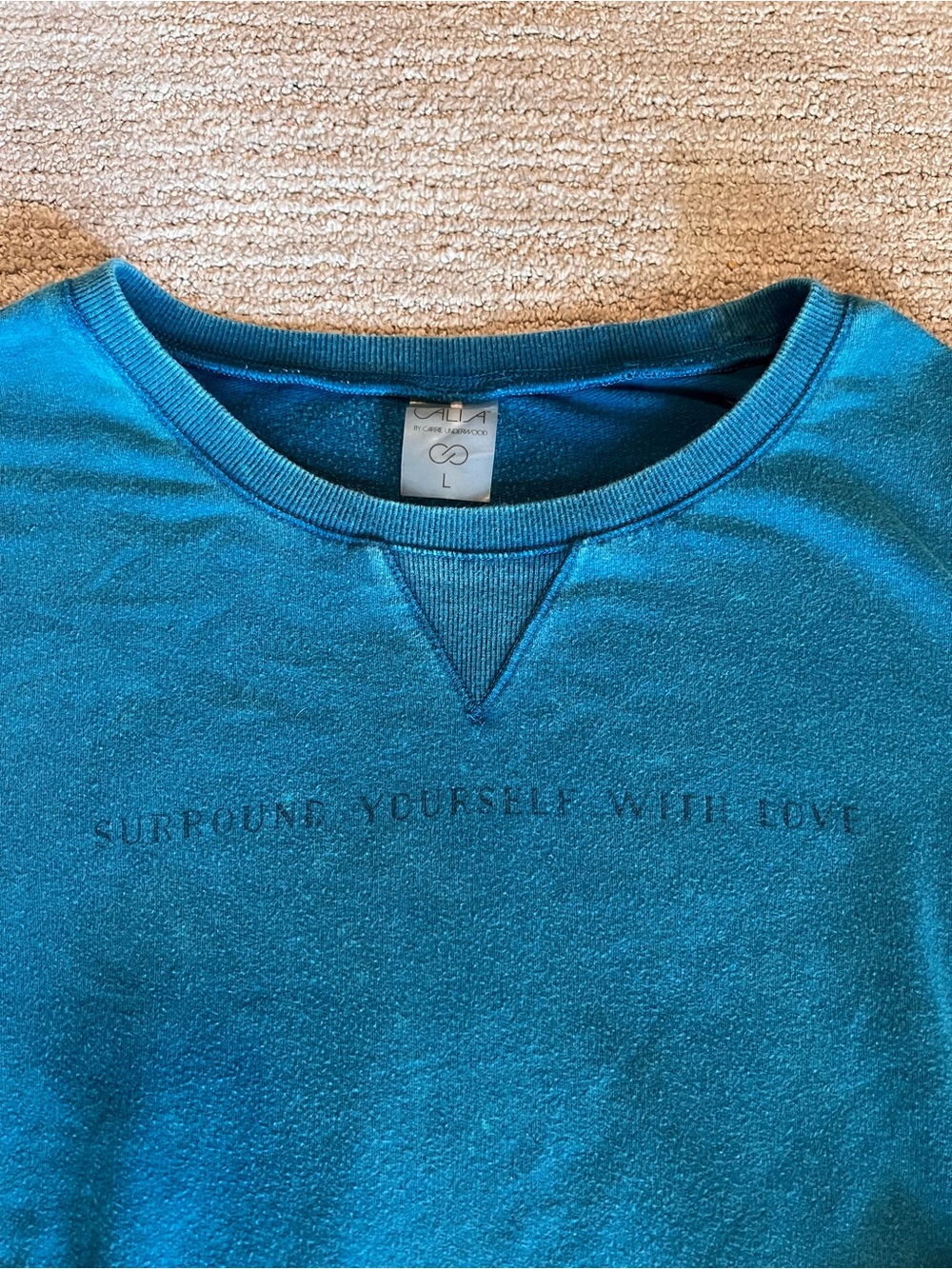🩵 Cali by Carrie Underwood Teal Crewneck Sweatshirt 🩵